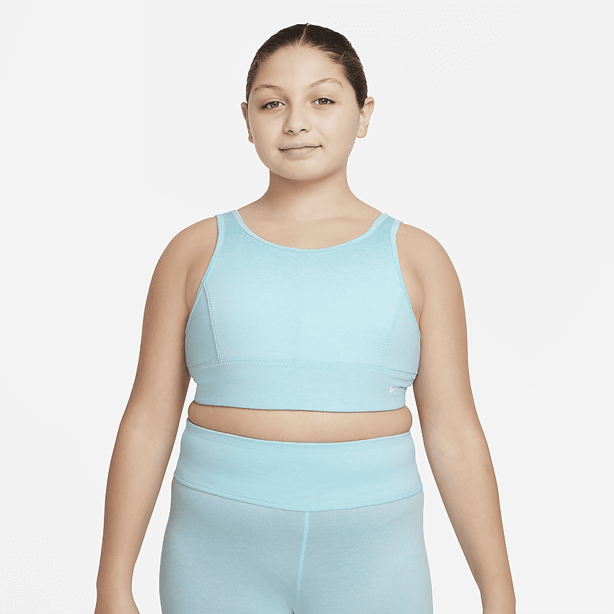 Nike Swoosh Luxe Big Kids' (Girls') Longline Sports Bra. Nike.com