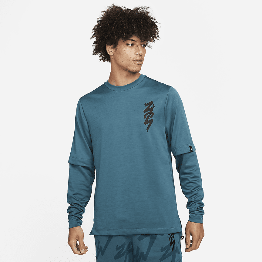 Maglia da riscaldamento a manica lunga Zion - Uomo. Nike CH