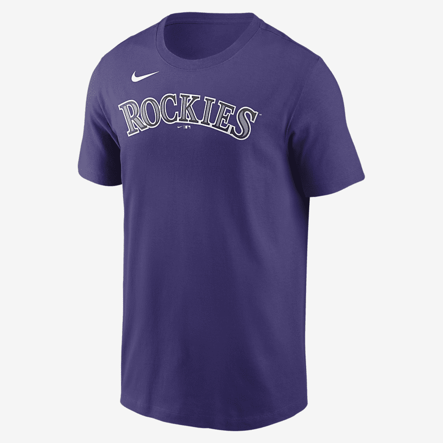 مظهر Men's Colorado Rockies #27 Trevor Story Purple Stitched MLB Cool Base Nike Jersey شيشان