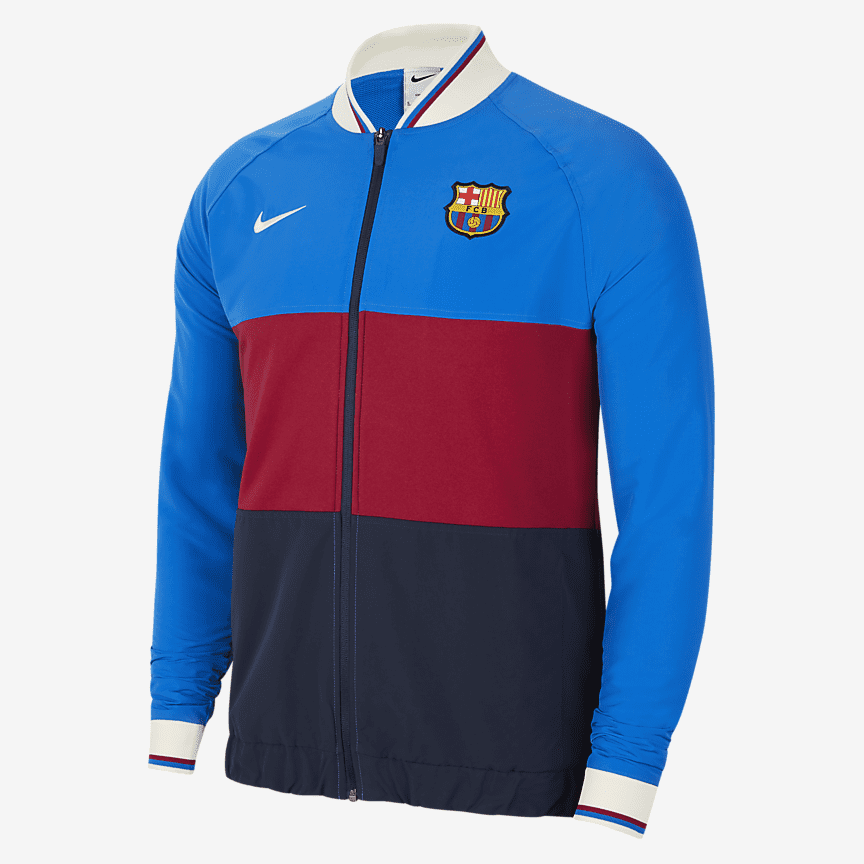 FC Barcelona Men's Fleece Pullover Hoodie. Nike.com