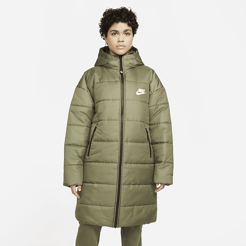 nike tan puffer jacket