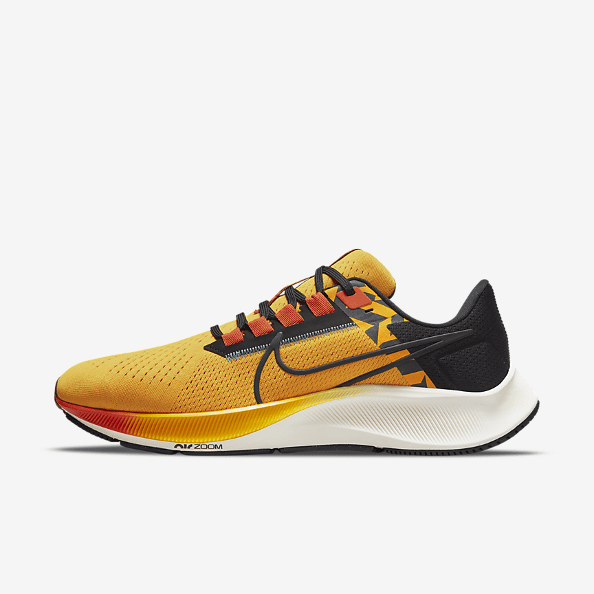 Nike Running Air Zoom Pegasus 38 Ekiden Trainers In Bright Yellow ...
