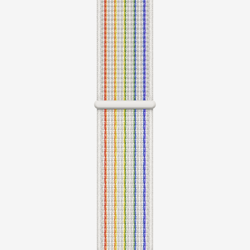 Correa loop deportiva Nike Pride Edition blanco/multicolor de 44 mm. Nike .com