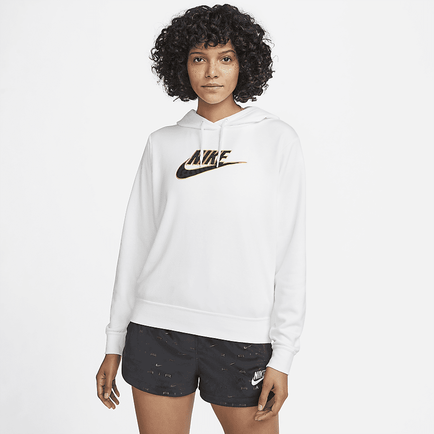 women's nike metallic sweatshirt