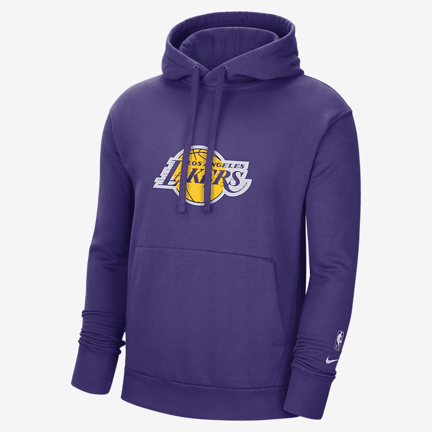 Sudadera con gorro sin cierre de tejido Fleece Nike NBA para hombre Los  Angeles Lakers Courtside Statement. Nike.com