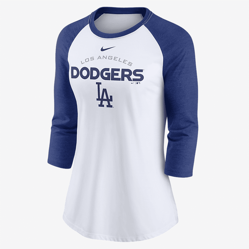 Playera cropped para mujer Nike Team First (MLB Los Angeles Dodgers). Nike .com