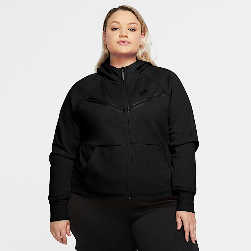 Nike Sportswear Tech Fleece Windrunner Sudadera con capucha con cremallera  completa (talla grande) - Mujer. Nike ES
