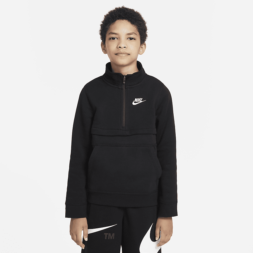 nike hoodie junior black