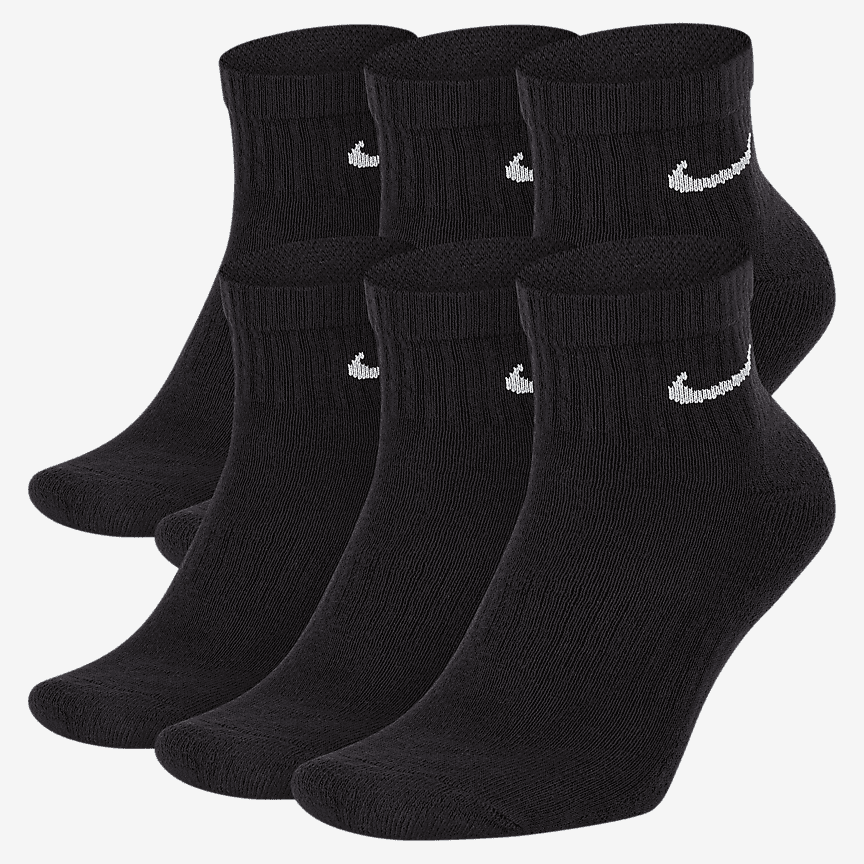 Nike Everyday Cushioned Training Crew Socks (6 Pairs). Nike AU