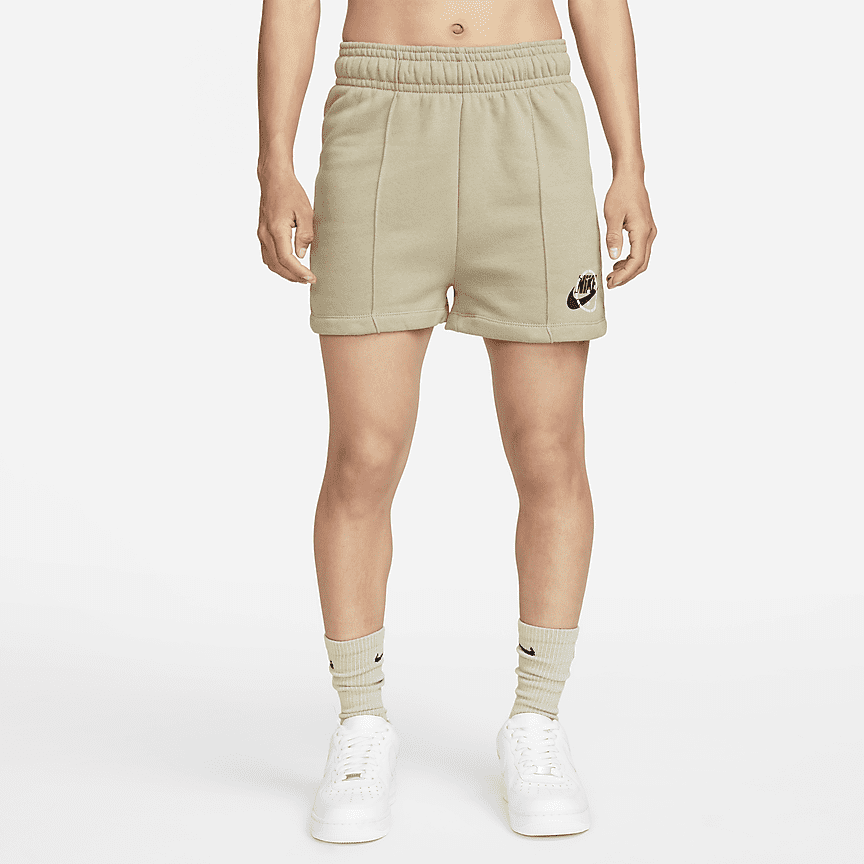 nike fleece shorts women's