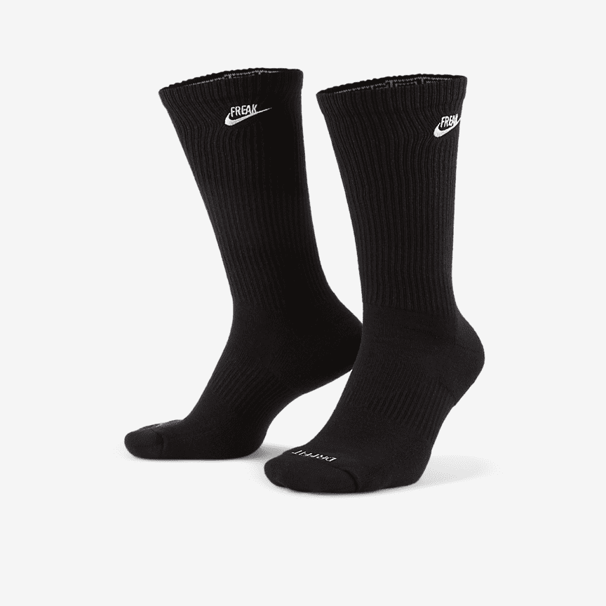 Мужские носки Nike Everyday Plus Cushioned Crew Socks (2 Pairs)  (DH6096-905) купить по цене 1550 руб в интернет-магазине Streetball