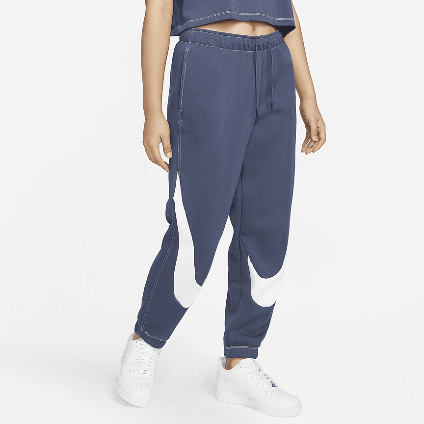 nike women's heritage french terry joggers