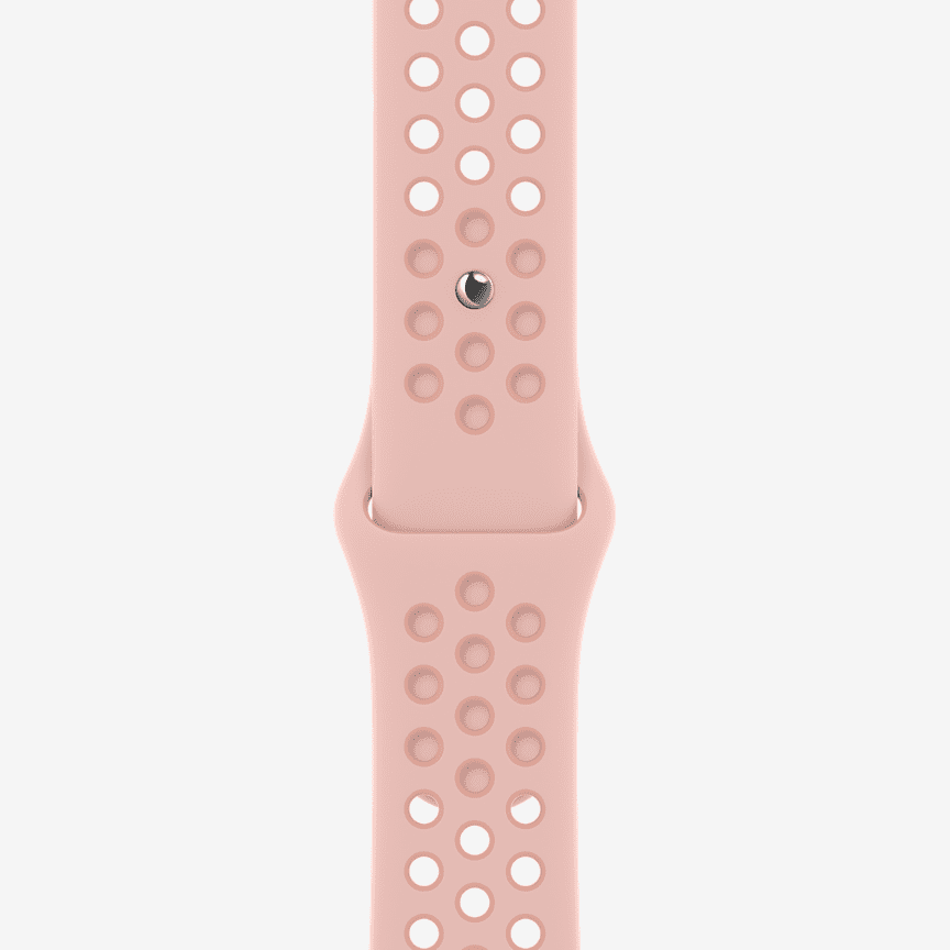 Apple Watch Series 7 (GPS + celular) con correa deportiva Nike en caja de  aluminio color luz estelar de 45 mm. Nike.com