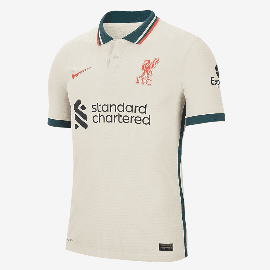 Segunda equipación Stadium Liverpool FC 2021/22 Medias de fútbol. Nike ES