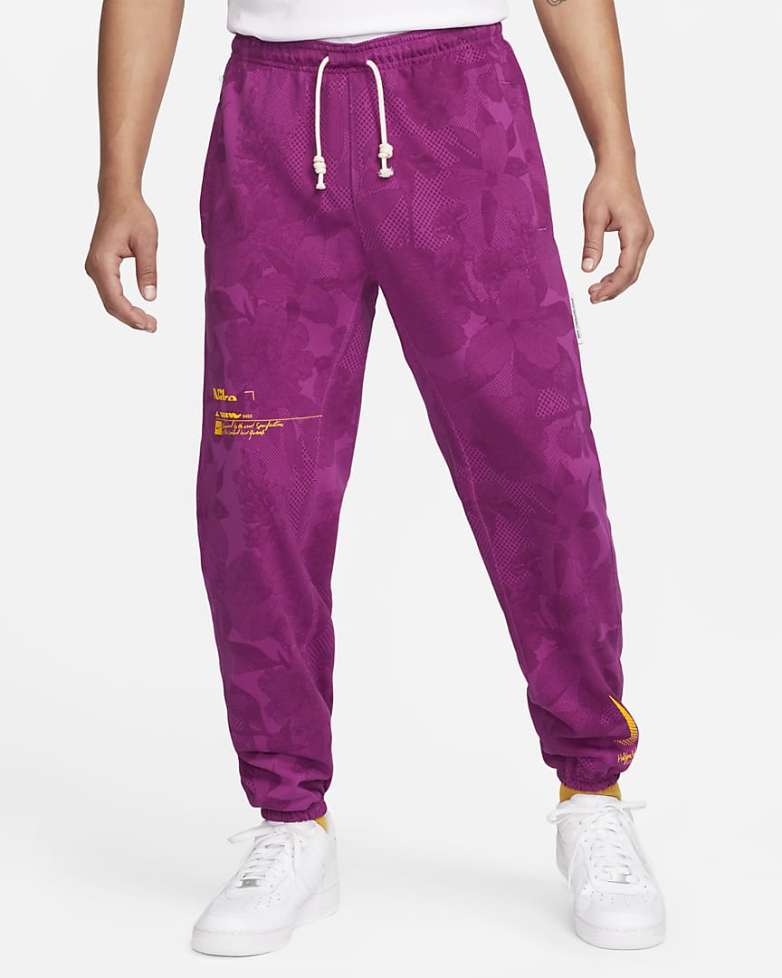 Nike Dri-FIT Standard Issue Men's Basketball Pants (Cactus Flower)