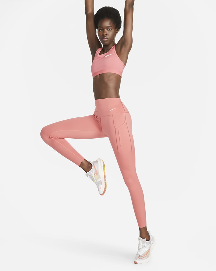 nike.com | Women's Firm-Support High-Waisted 7/8 Leggings with Pockets