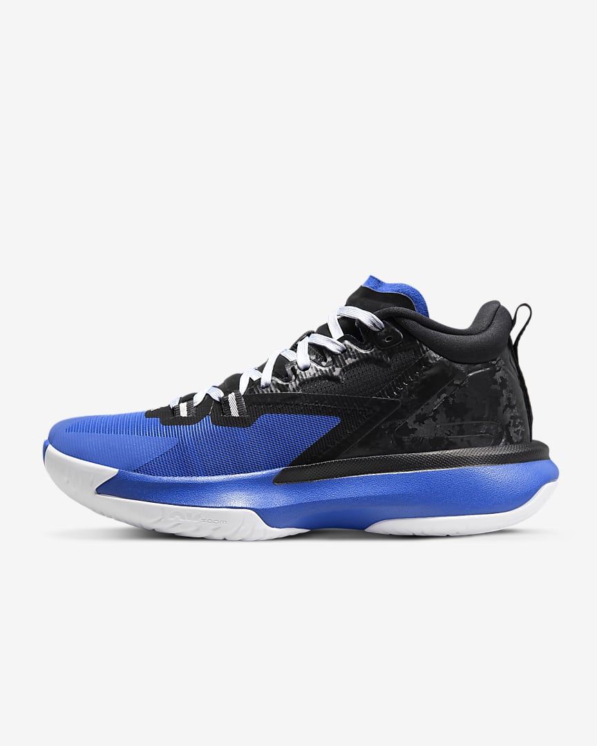 Nike Zion 1 Men's Basketball Shoes (Black/Hyper Royal/White, sizes 9-11)