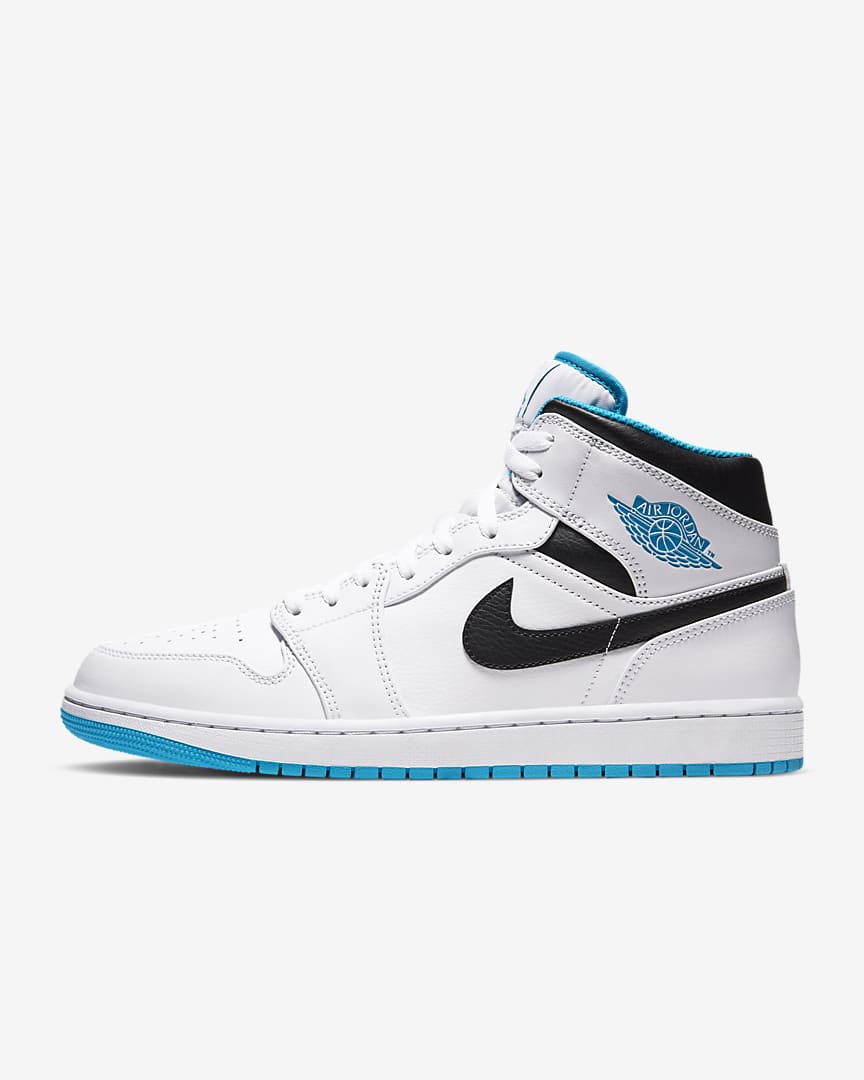Air Jordan 1 Mid ‘White / Laser Blue’
