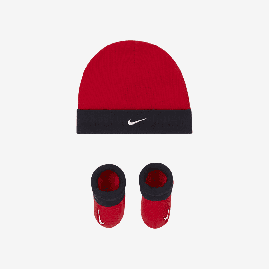 Conjunto de body, gorro y calzado para bebés Nike (6 a 12 meses) . Nike.com