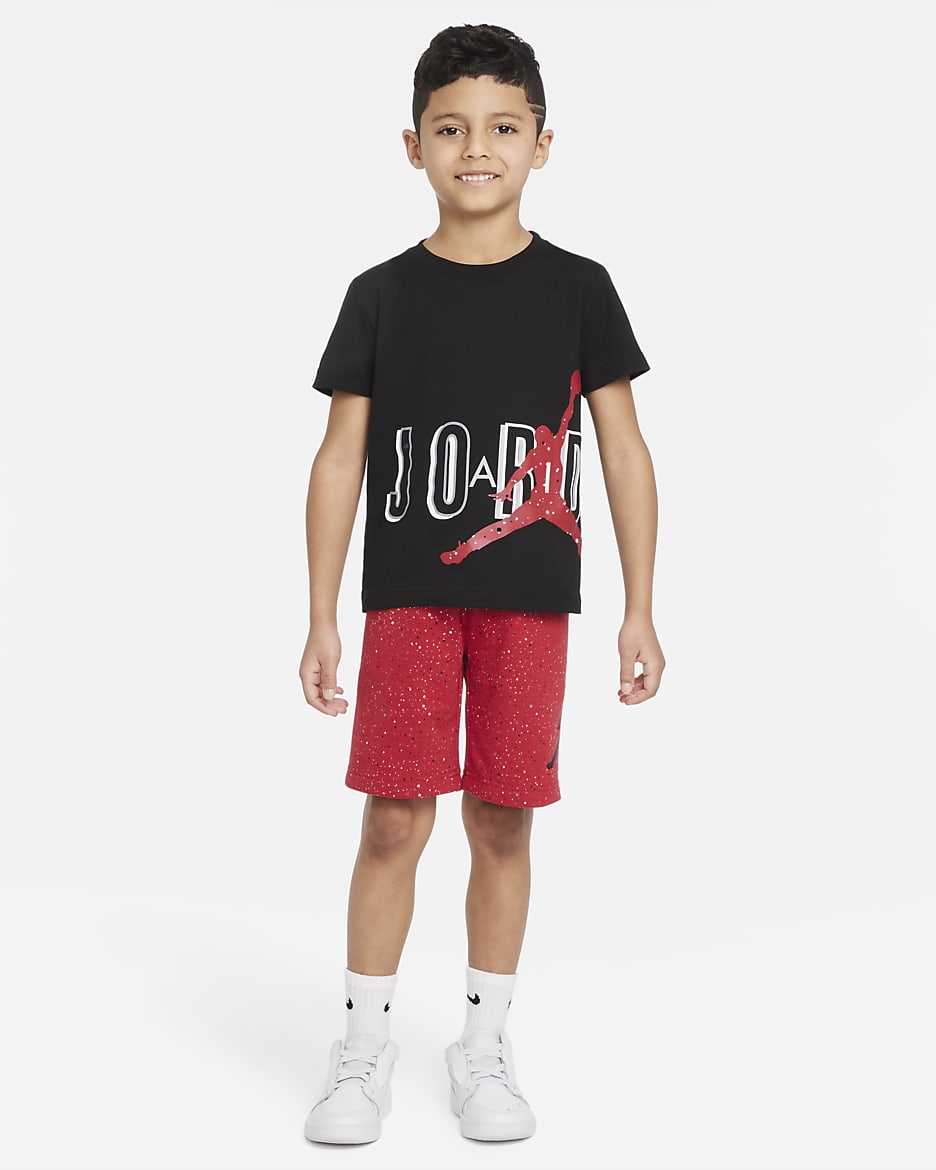 Jordan Little Kids' T-Shirt and Shorts Set - Gym Red