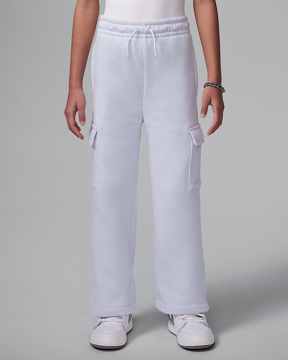 Pants cargo de tejido Fleece para niño talla pequeña Jordan Y2K - Gris fútbol