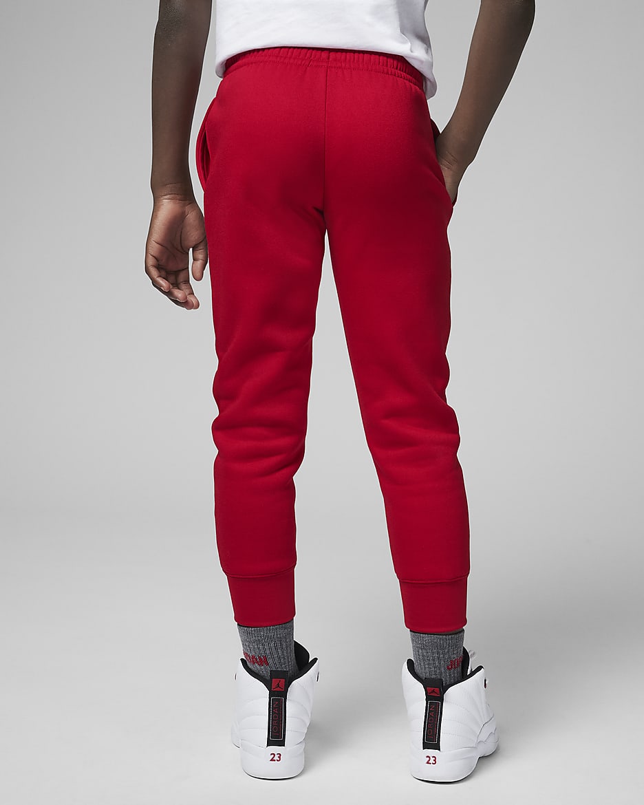 Jordan Younger Kids' Fleece Trousers - Gym Red