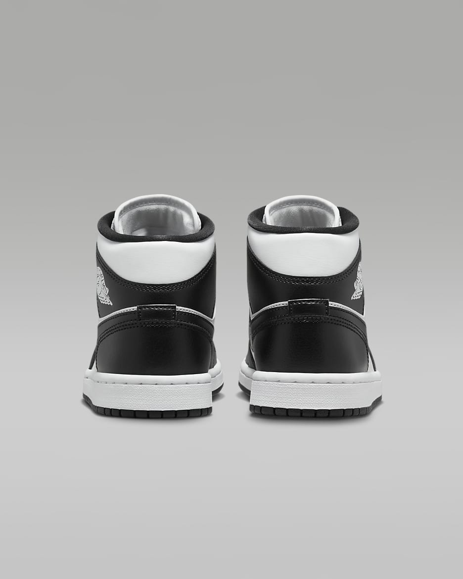 Calzado para mujer Air Jordan 1 Mid - Blanco/Blanco/Negro