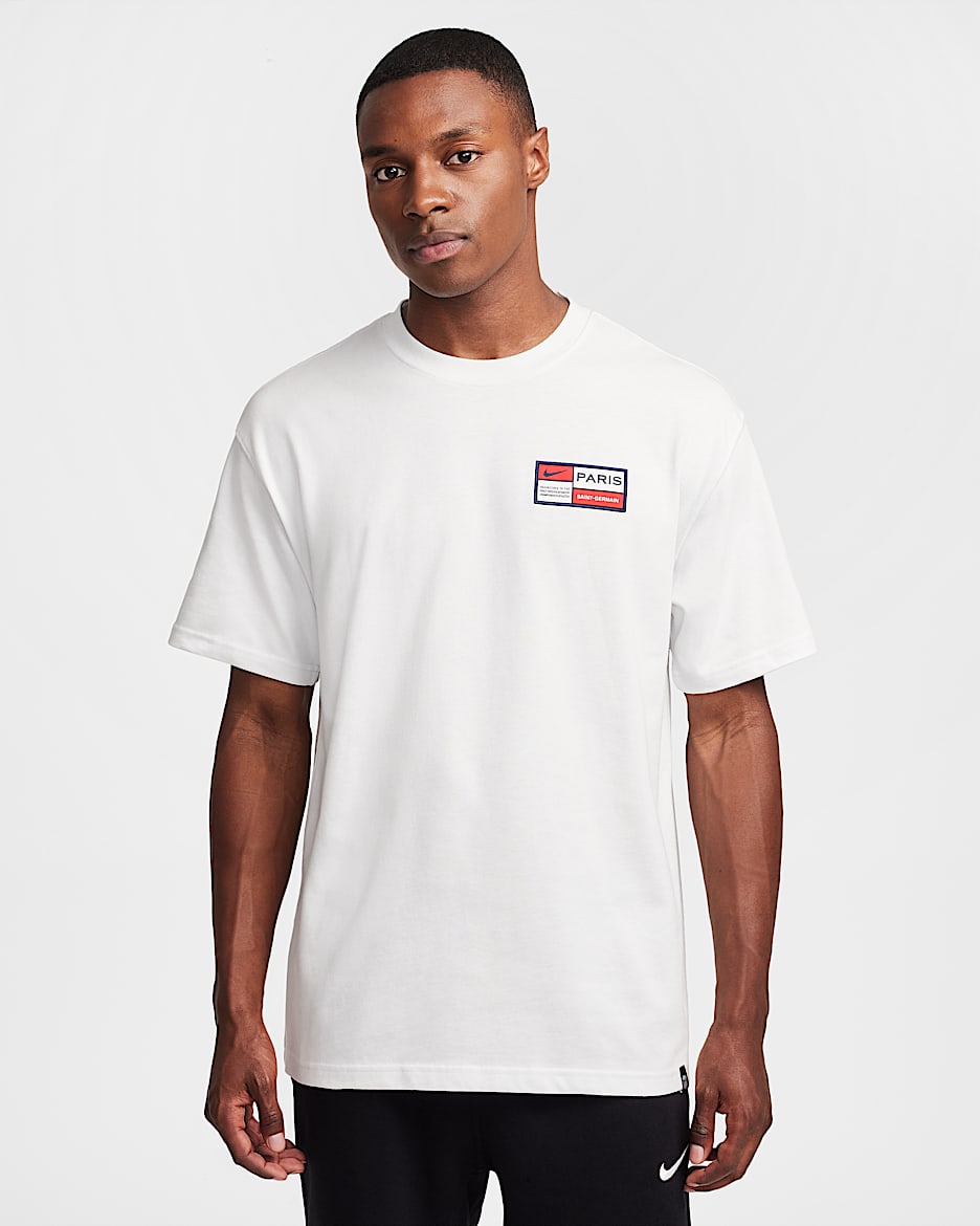 Paris Saint-Germain Premium Men's Nike Football T-Shirt - Summit White