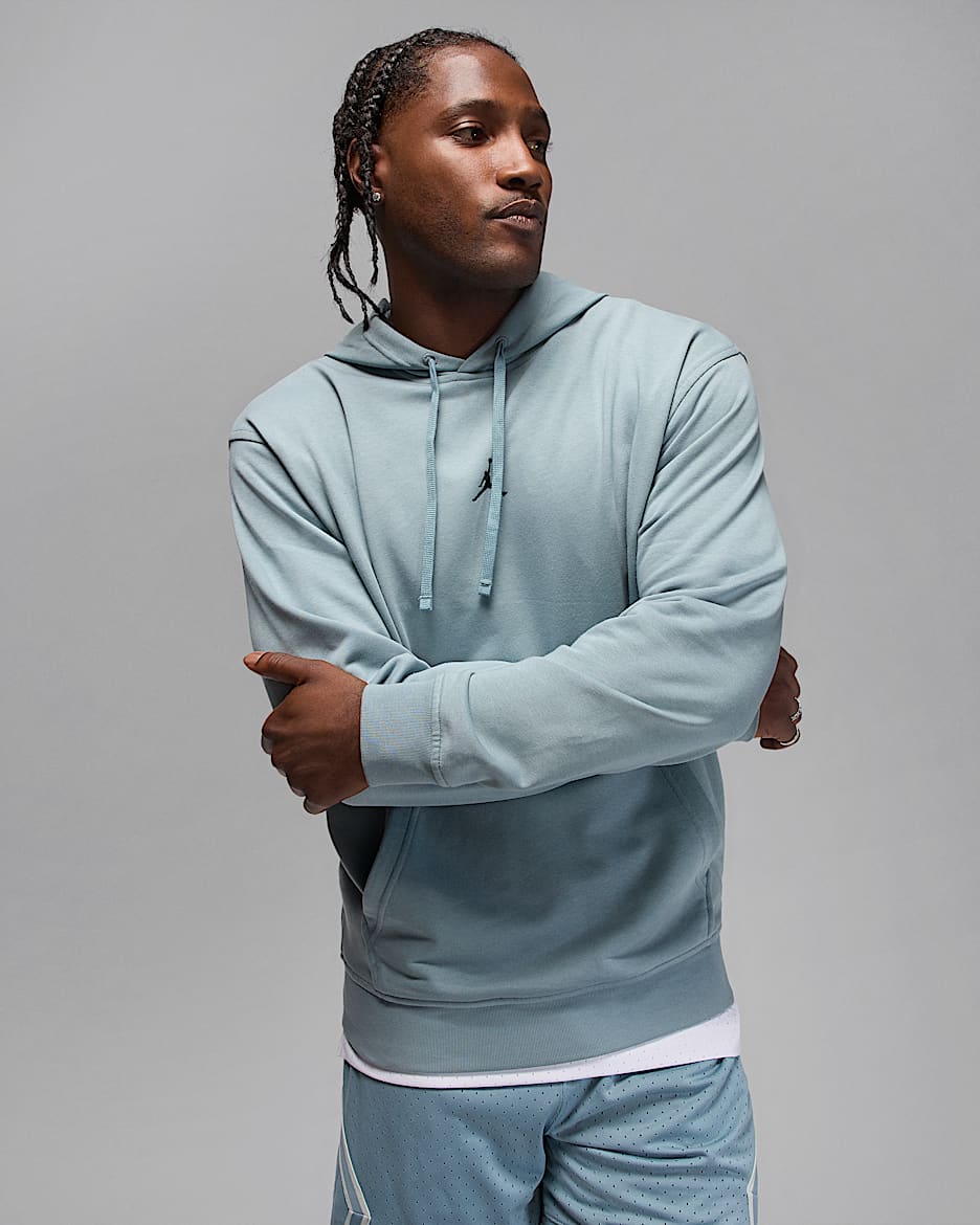Jordan Sport Crossover Men's Dri-FIT Pullover Hoodie - Aviator Grey/Black