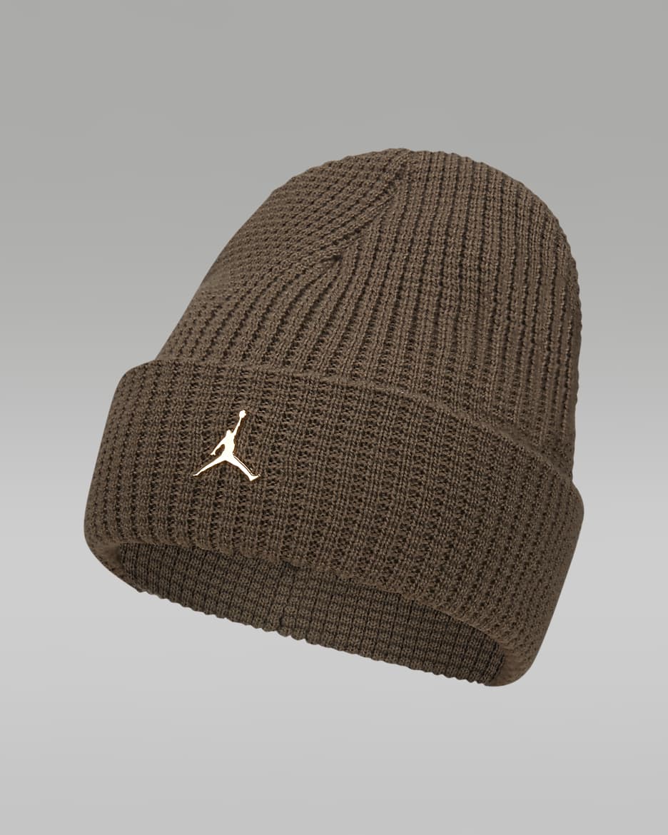 Jordan Utility Gorro funcional - Palomino/Oro metalizado