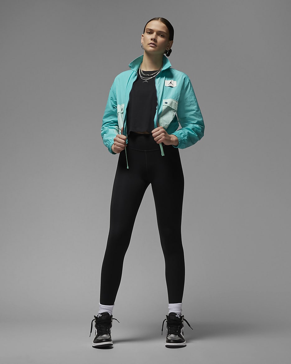 Jordan Sport leggings med logo til dame - Svart/Stealth