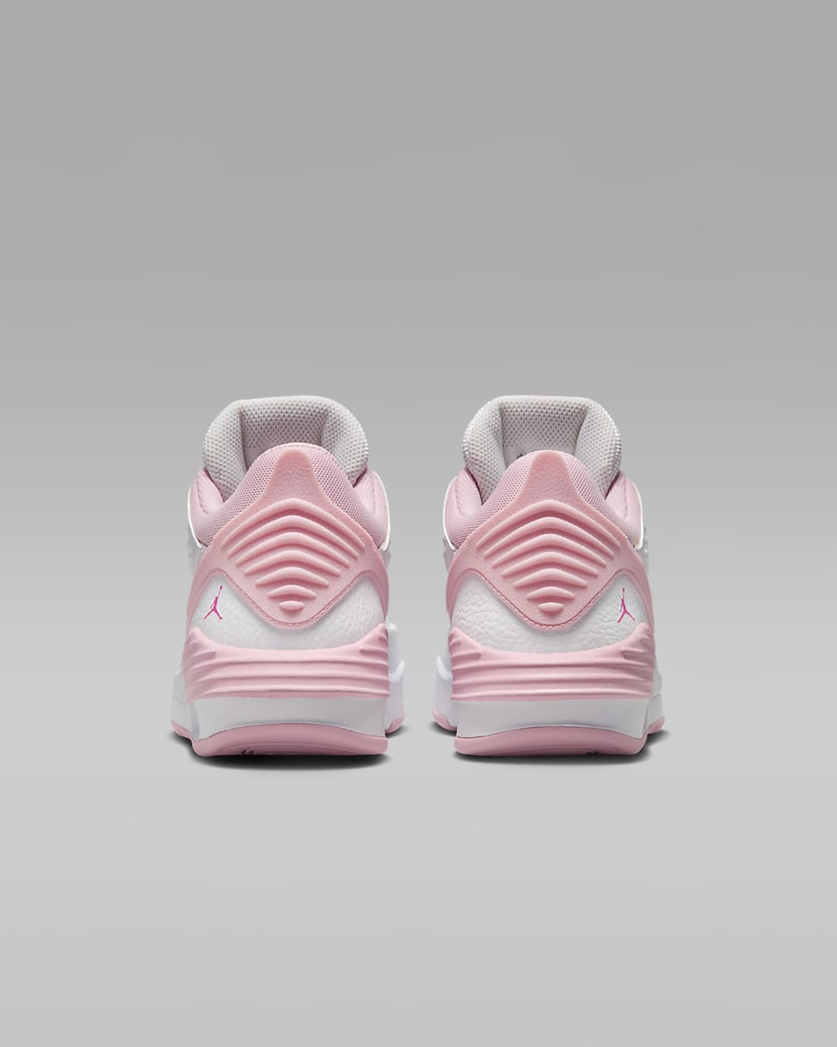 Jordan Max Aura 5 Older Kids' Shoes - White/Fierce Pink/Medium Soft Pink