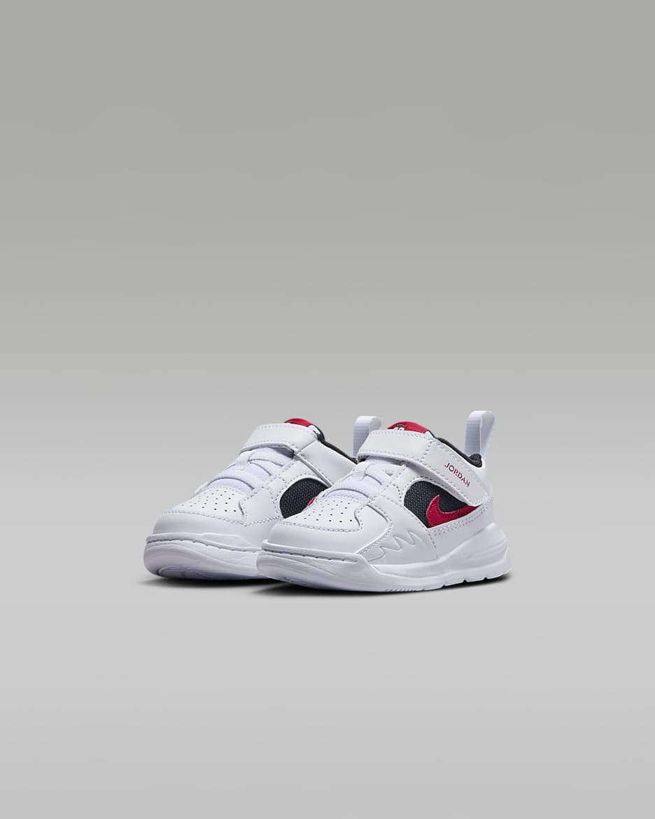 Jordan Stadium 90 Baby/Toddler Shoes - White/Black/Gym Red