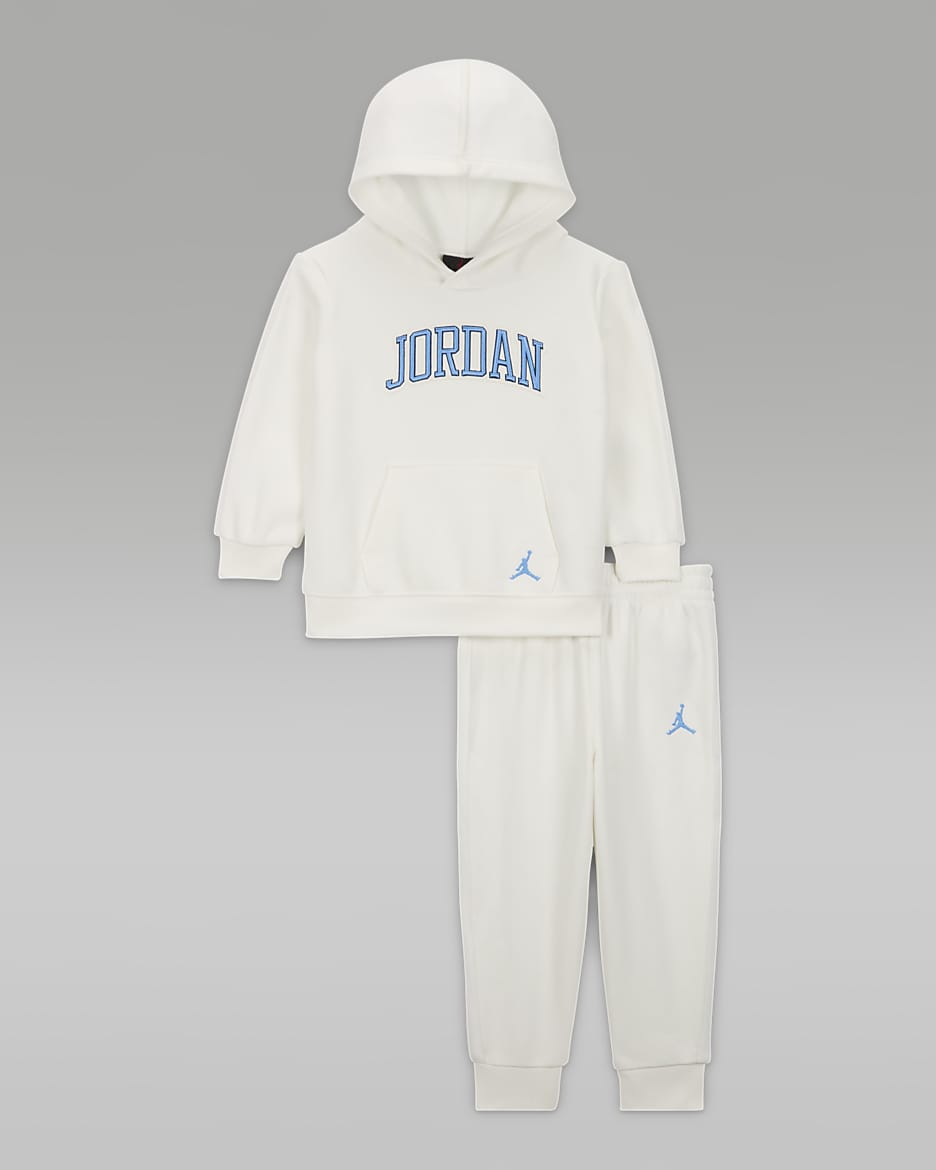 Jordan "See Me Shine" Baby (12-24M) 2-Piece Pullover Hoodie Set - Sail