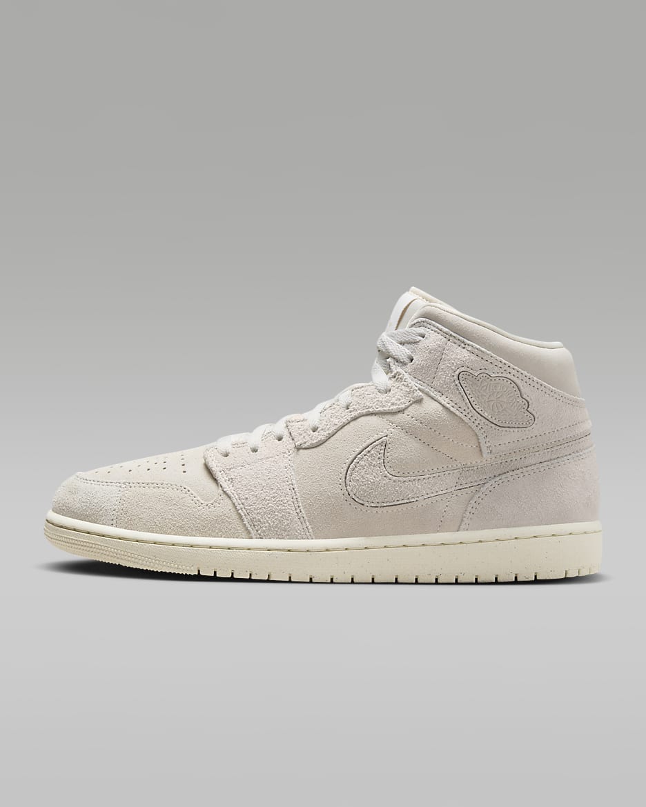 Air Jordan 1 Mid SE Craft Men's Shoes - Pale Ivory/Legend Light Brown/Sail