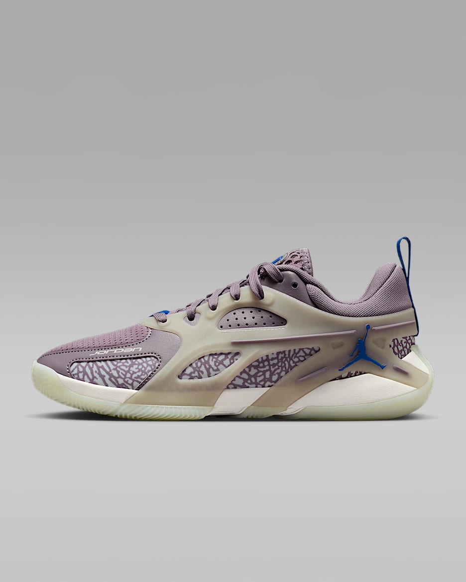 Jordan Heir Series Women's Basketball Shoes - Purple Smoke/Light Silver/Game Royal/Light Orewood Brown