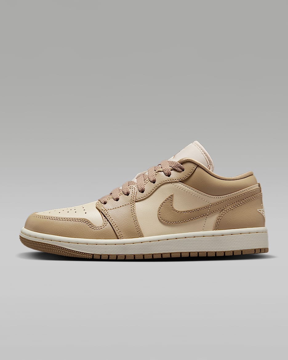 Air Jordan 1 Low Women's Shoes - Rattan/Sail/Desert Camo