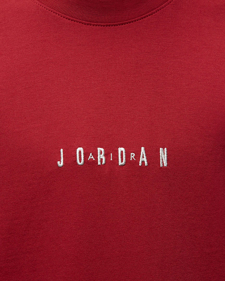 Jordan Air Men's T-Shirt - Gym Red/Sail/Sail