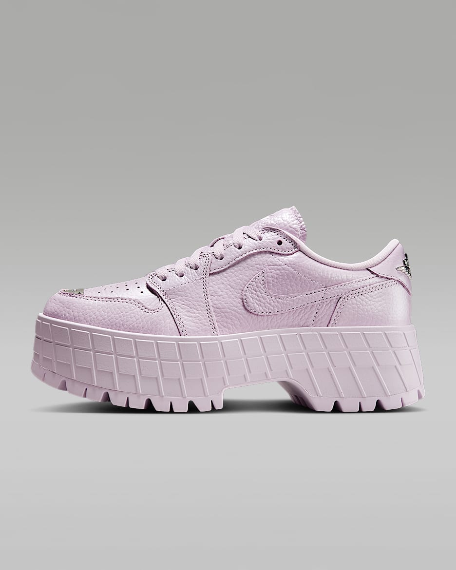 Air Jordan 1 Brooklyn Low Women's Shoes - Doll/Metallic Silver