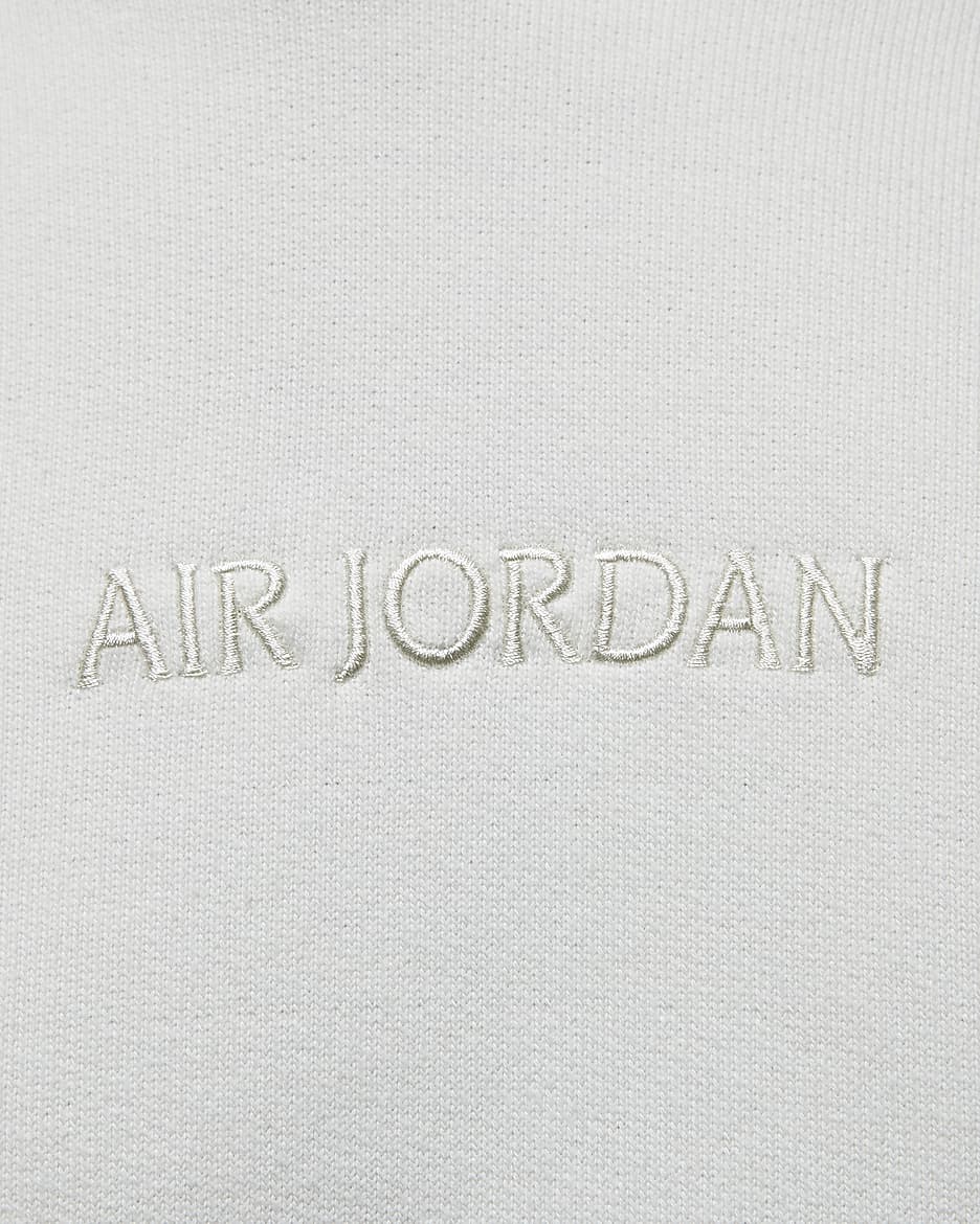 Air Jordan Wordmark Men's Fleece Hoodie - Sail/Sail