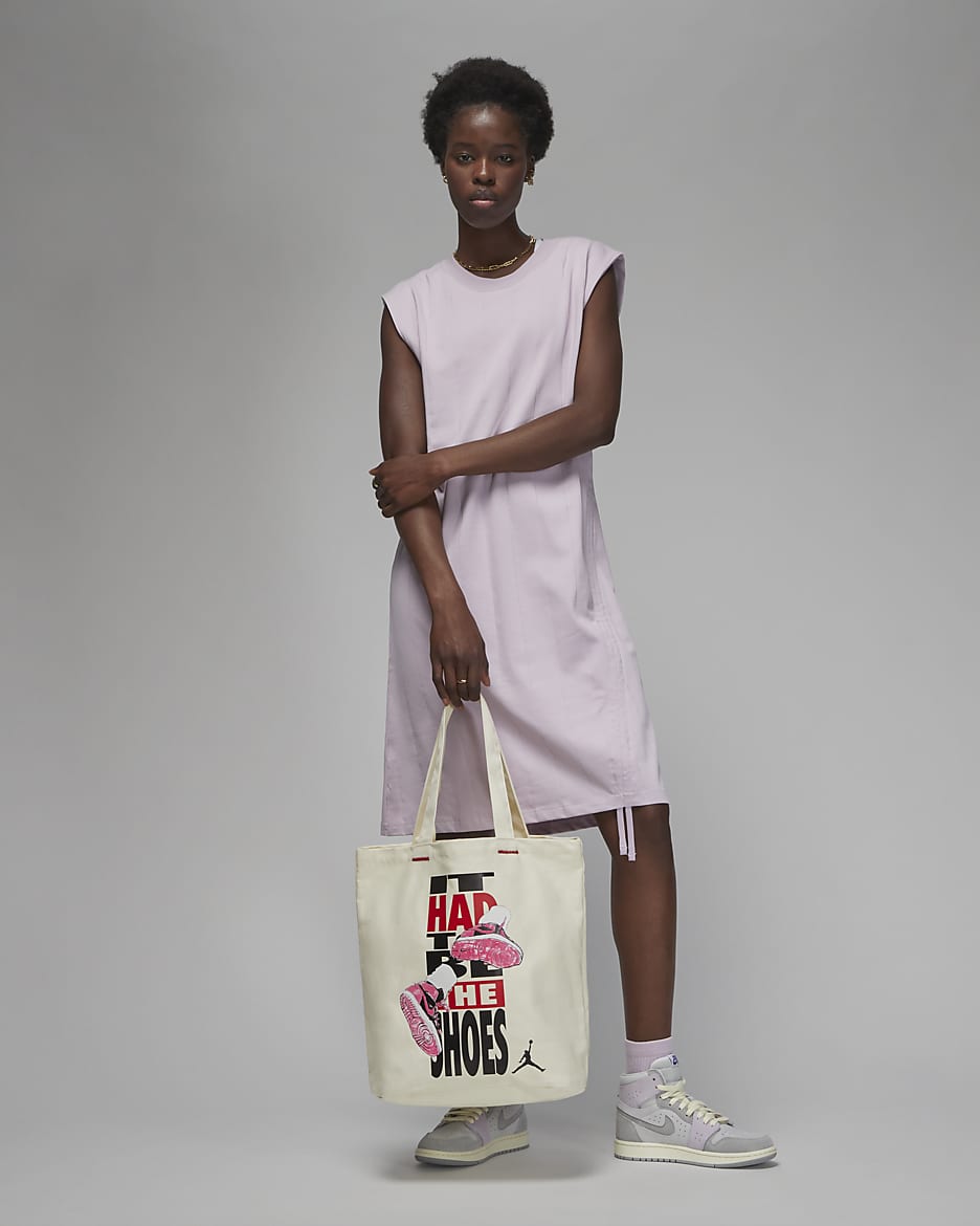 Jordan Graphic Tote Tote Bag - Canvas