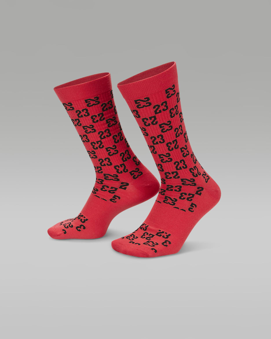 Jordan Everyday Essentials Crew-Socken - Lobster/Schwarz