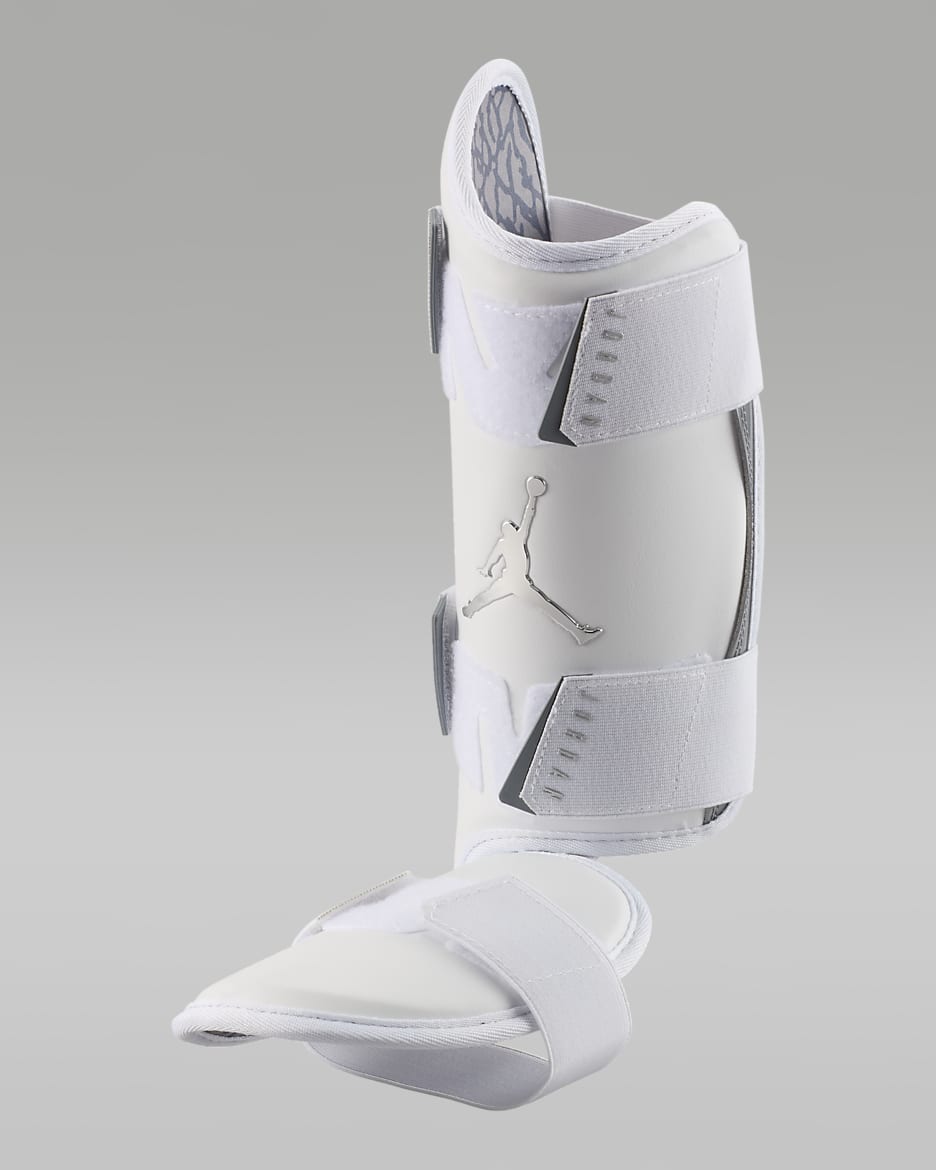 Protección de pierna para bateador de béisbol (bateador diestro) Jordan Fly - Blanco