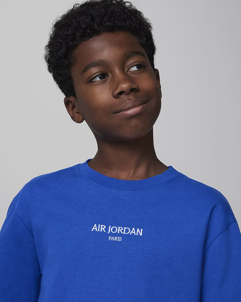 Jordan Older Kids' Air Paris T-Shirt - Game Royal