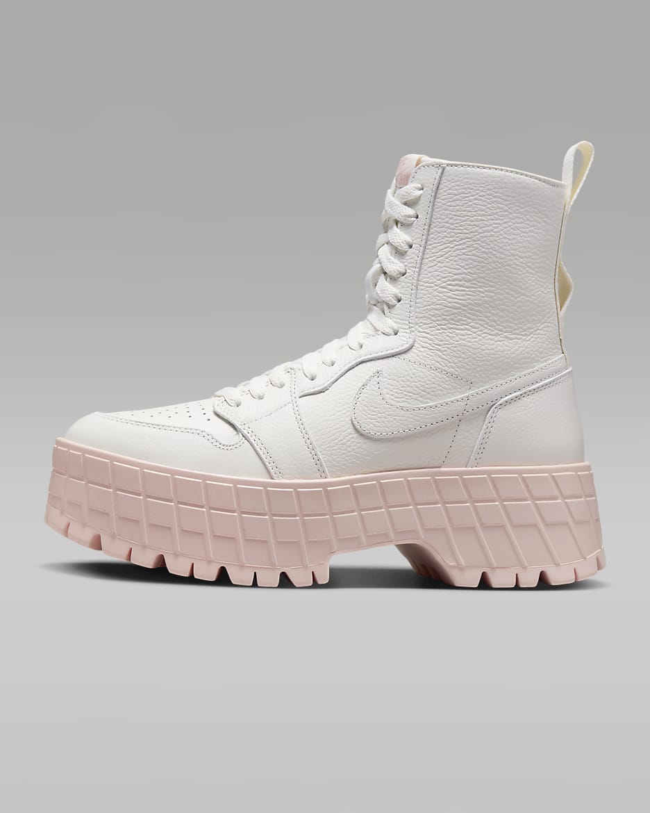 Botas para mujer Air Jordan 1 Brooklyn - Vela/Rosa leyenda/Vela