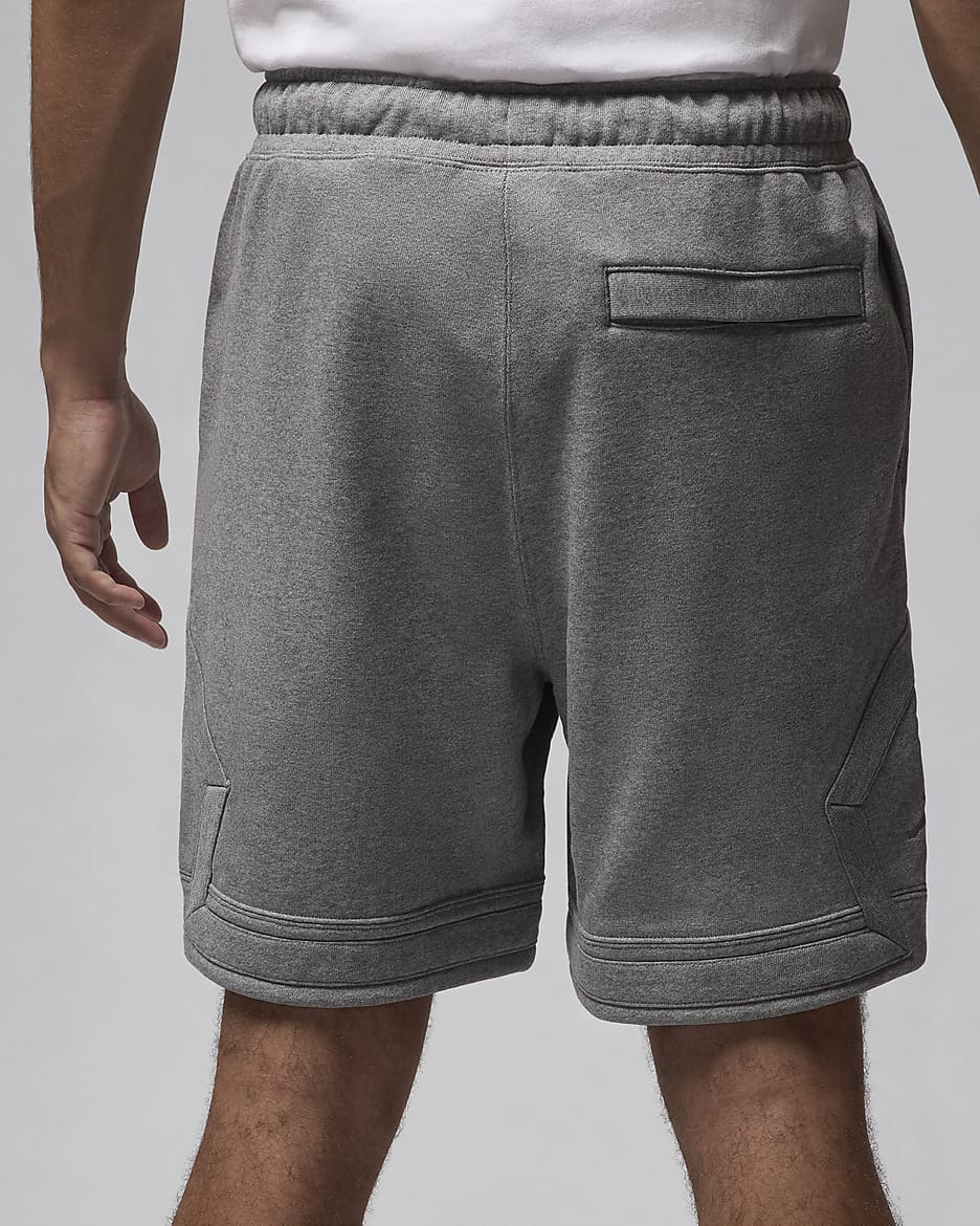 Jordan Flight Fleece Men's Diamond Shorts - Carbon Heather