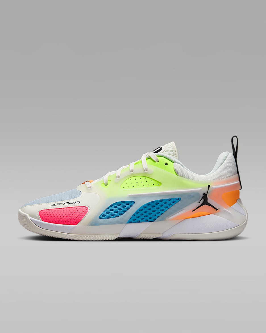 Jordan Heir Series Basketball Shoes - Sail/Dark Powder Blue/Volt/Black
