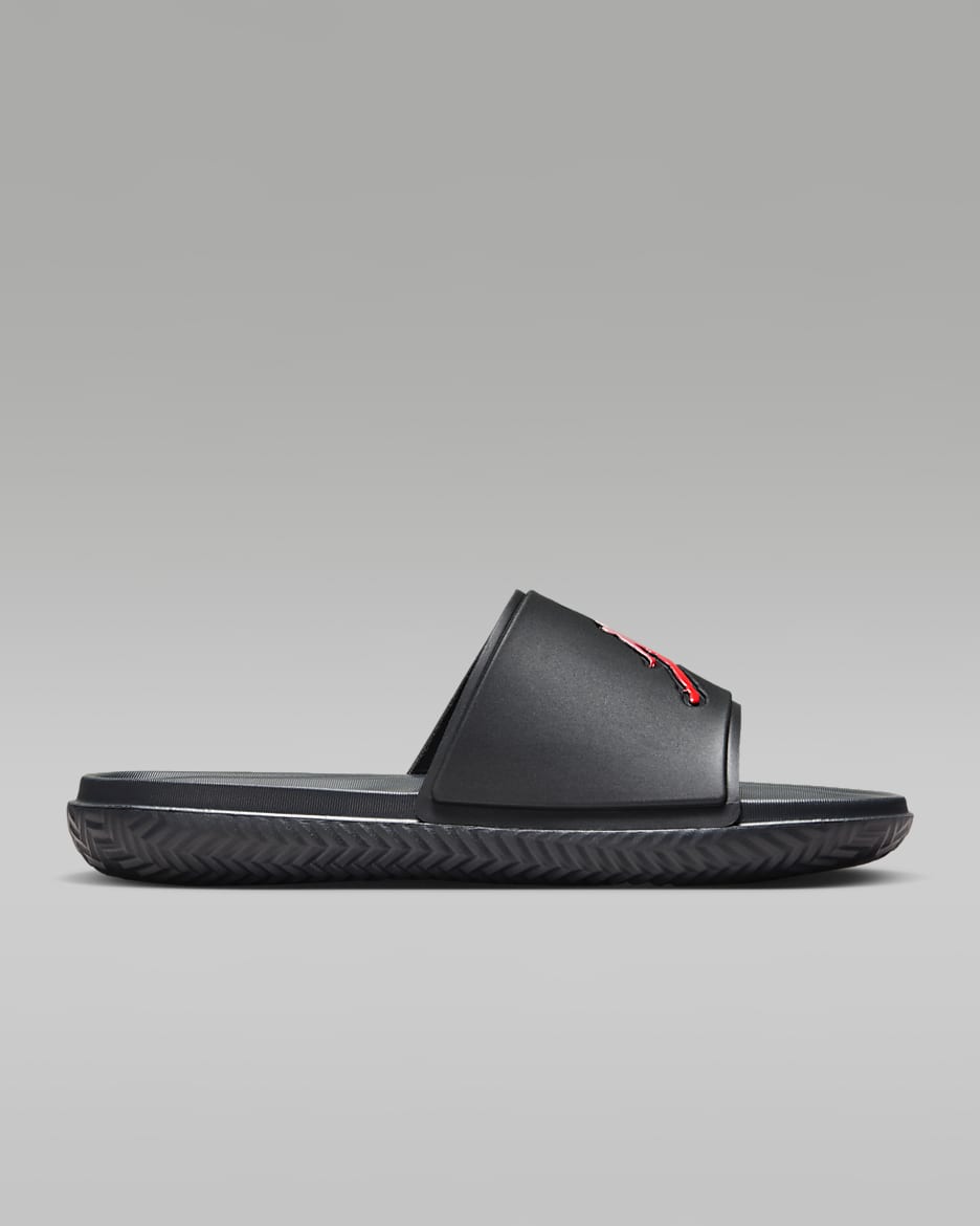 Paris Saint-Germain Jumpman Men's Slides - Off-Noir/Pink Oxford/Infrared 23