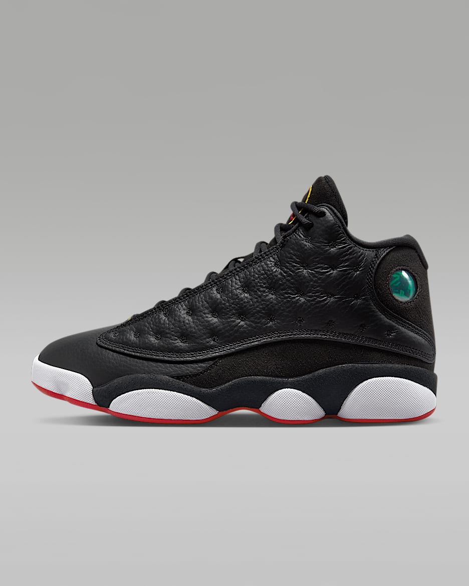 Air Jordan 13 Retro Shoes - Black/White/True Red