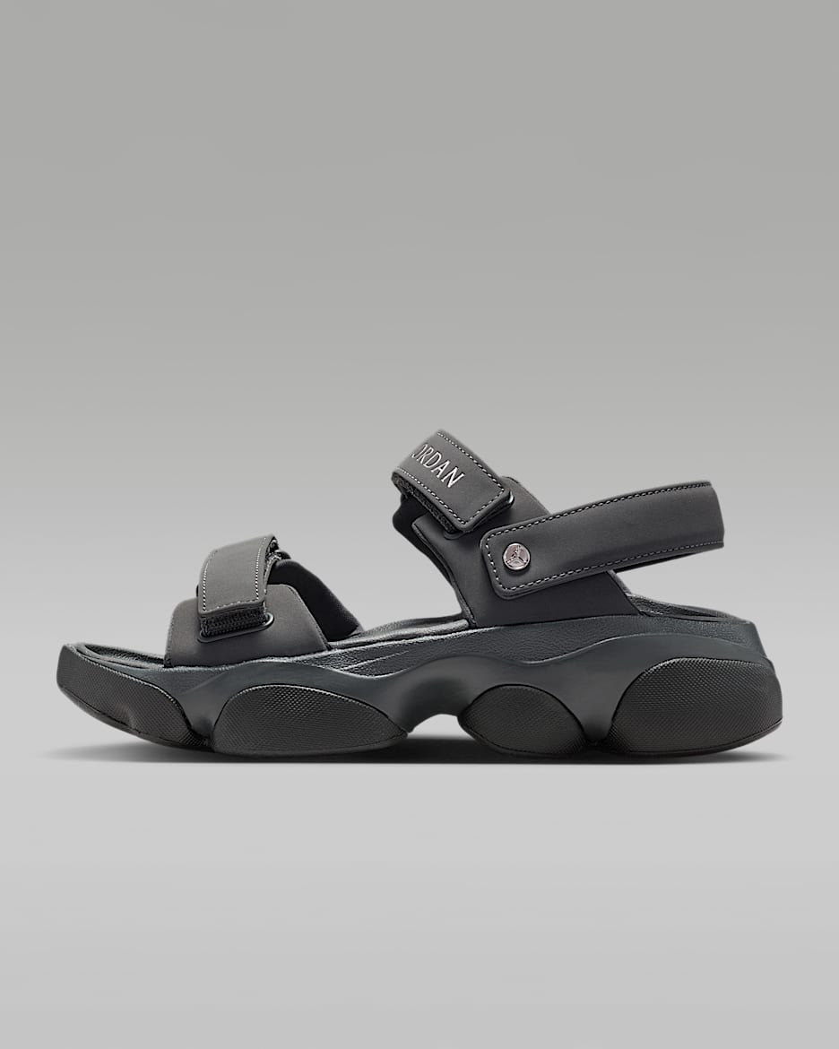 Jordan Deja Women's Sandals - Iron Grey/Anthracite/Black/Metallic Silver